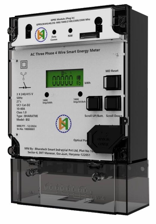 Three-phase smart energy meter