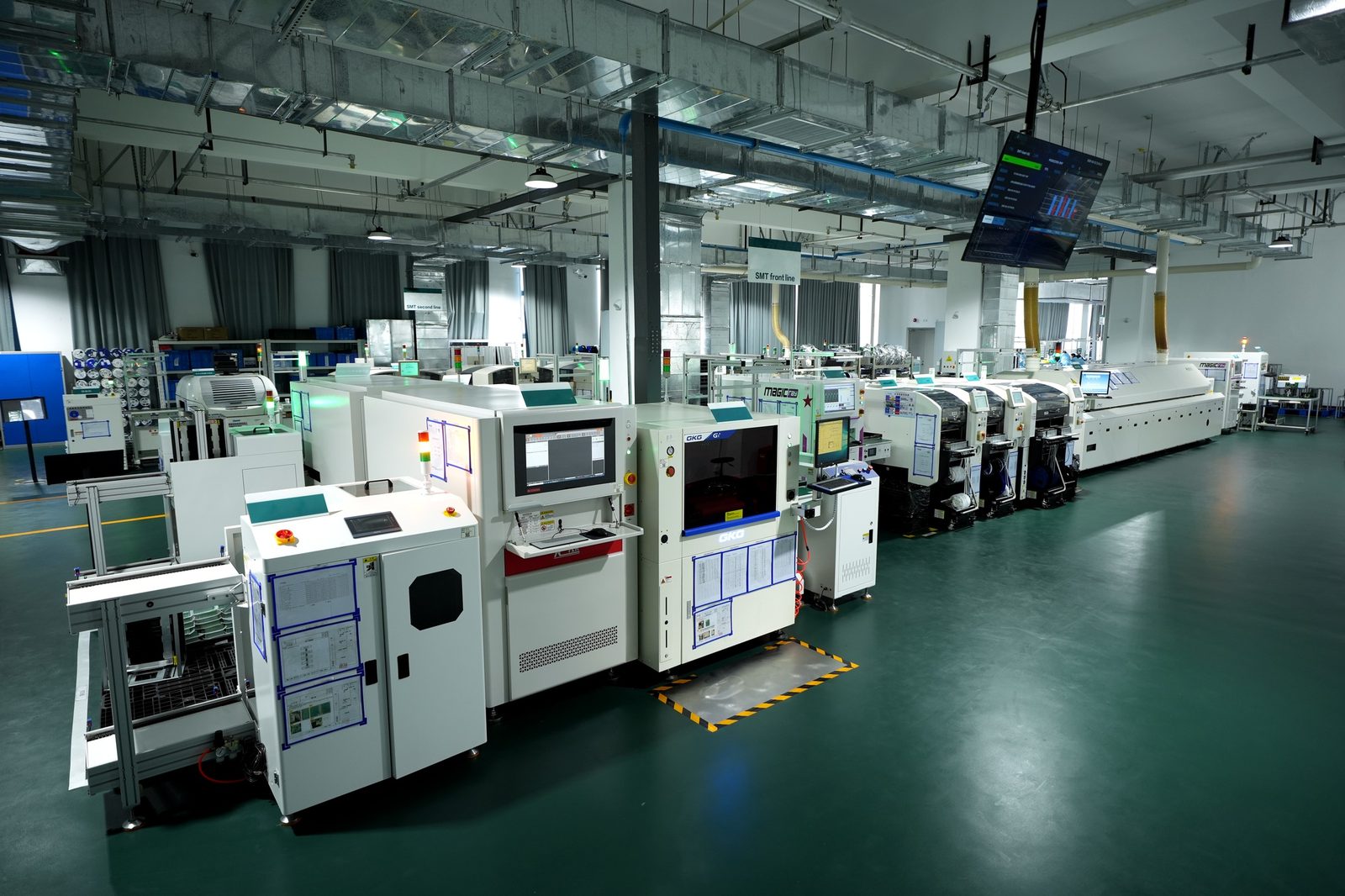 PCB inspection and line setup
